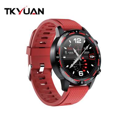 L12 Waterproof Sport Smartwatch CE ROHS Digital Fitness Tracker Smart Wristwatch for Men