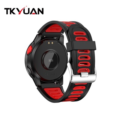 TKYUAN L6 OEM Fashion Custom Logo Sport Men Watch 2020 Full Touch Screen Smart Band for All Smart Phone