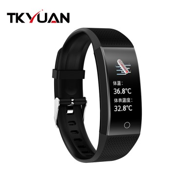 Tkyuan IP 67 Swimming GPS Best Wearable Fitness Trackers USB Charger Step Count with Silicone Strap