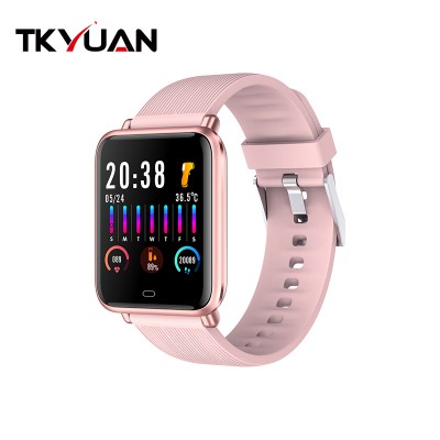 1.3in TFT HD Screen Smart Bracelet 200mAh Temperature Heart Rate Blood Oxygen Monitor Pedometer Waterproof Smart Band Watch