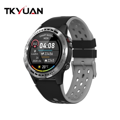 Tkyuan Smart Watch Oxygen Blood Pressure Heart Rate ECG GPS Sport Smartwatch